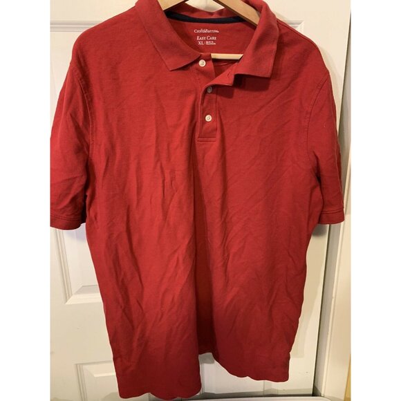 Croft and Barrow Polo Sz XL Red‎ Faded - Picture 3 of 7